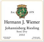 Hermann J. Wiemer - Johannisberg Riesling Finger Lakes Semi-Dry 2021 (750ml)