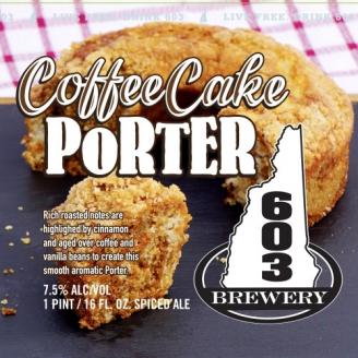 603 Brewery - 603 Coffee Cake Porter (4 pack cans) (4 pack cans)