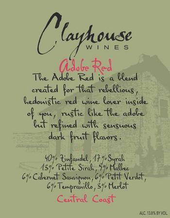 Clayhouse  - Adobe Red 2019 (750ml) (750ml)